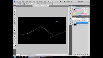 #1 Glowing Lines Photoshop CS4 tutorial