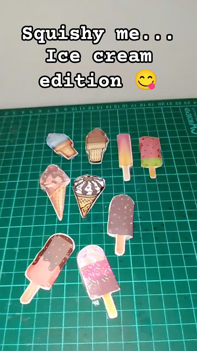Ice cream paper toys 🍦🍧#papercraft #papertoy #icecreampaper #cardboardtoys #diytoys #diy