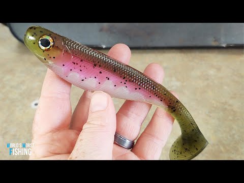 How-To Pour The BEST Rainbow Trout Pattern Fishing Lure! 