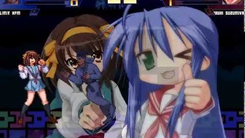 Mugen Random Battles: Limit KFM Vs Haruhi Suzumiya
