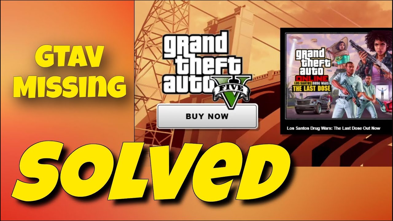 Fixed] Rockstar Launcher Showing Buy Now, GTAV Missing From Rockstar  Games Launcher