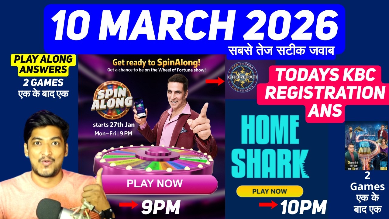 Wheel Of Fortune & Shark Tank Live Season 5 Answers 10 March 2026 | Live Play along Answers Today