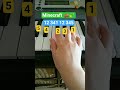 Minecraft (easy piano tutorial 🎹)