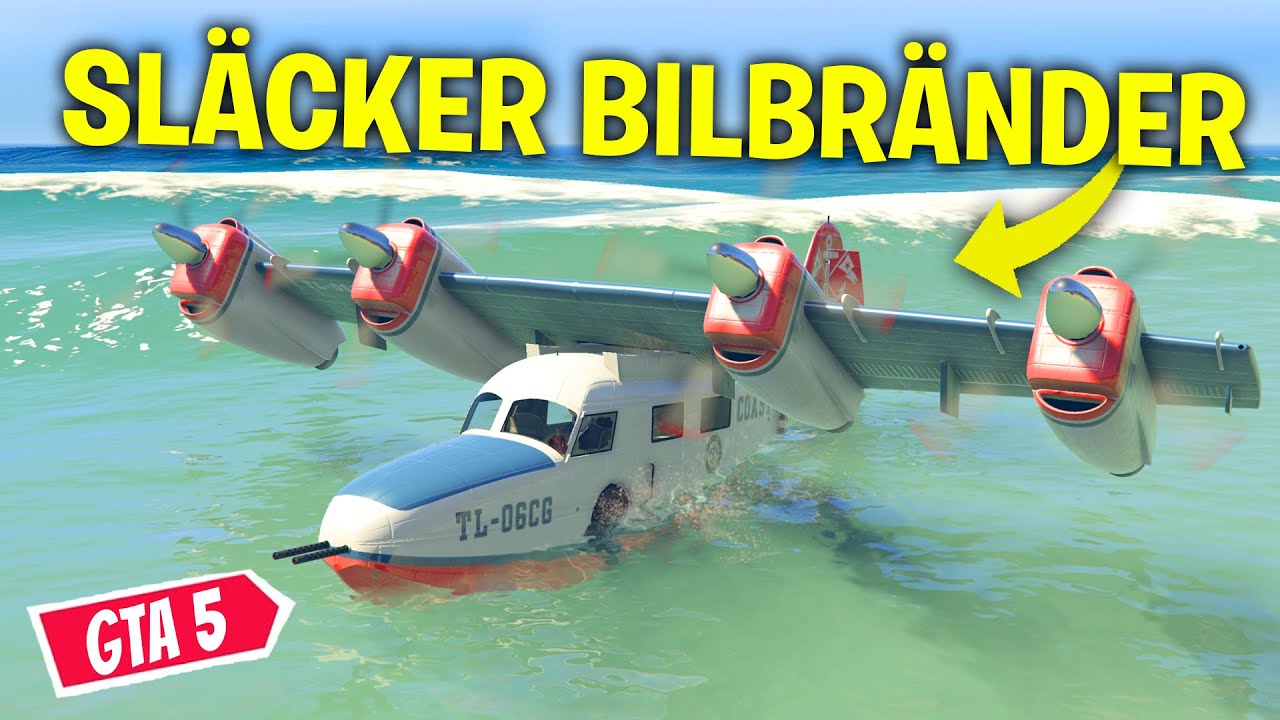 GTA 5 SUMMER DLC - SNOR ETT BRANDFLYGPLAN & SLÄCKER BILBRÄNDER *NYA YACHT MISSIONS*