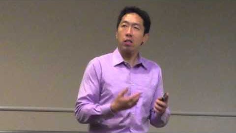 Andrew Ng Stanford Coursera Talk Part 1