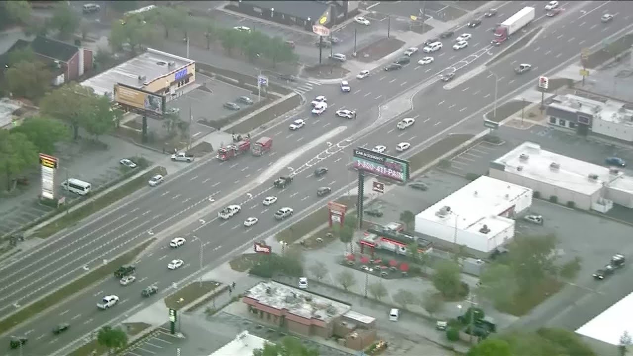 Fowler Ave. lanes closed after bicyclist killed in crash, Tampa police ...