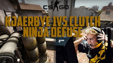 Kjaerbye 1v5 clutch & ninja defuse | Dreamhack Malmö