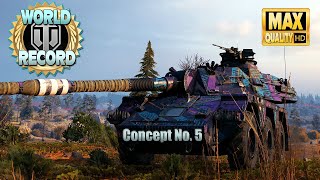 НОВЫЙ рекорд повреждений «Концепции №5» - World of Tanks