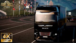 Driving Through The Beautiful Roads Of Frankfurt | Man TGX 650 HP | Euro Truck Simulator 2 |4K #ets2