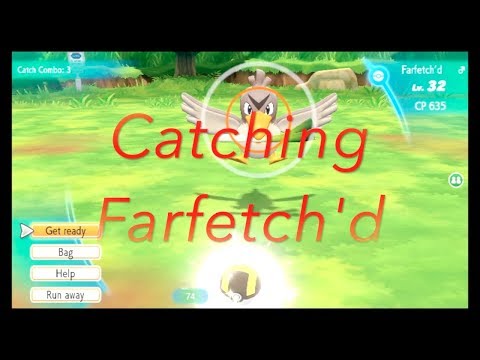 How to catch wild Farfetch'd in Pokemon Let's Go!