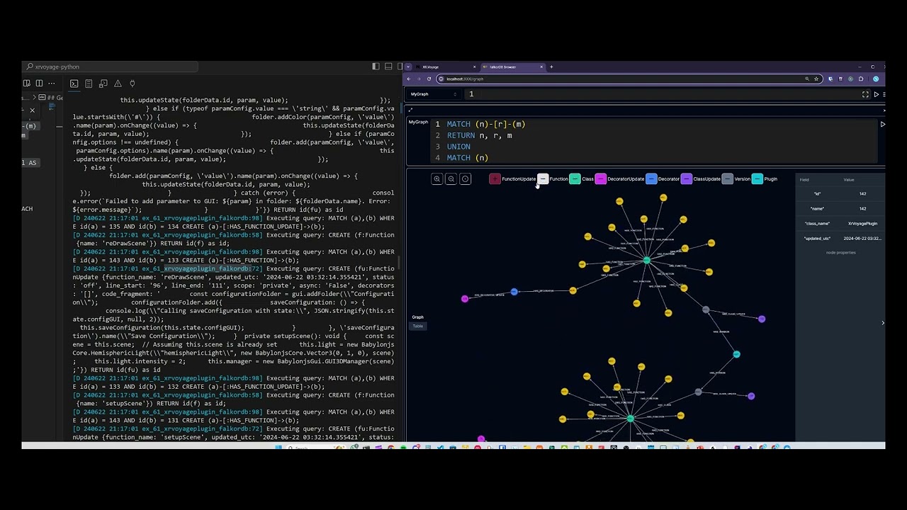 XR Voyage - Generating BabylonJs immersive plugins and using FalkorDB ...