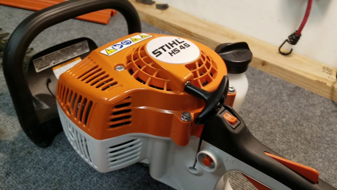 STIHL HS45 HEDGE TRIMMER INITIAL 