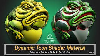 Dynamic Toon Shader Material For Substance Painter