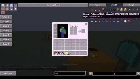 Minecraft: Portable Mining Laser Mod Showcase