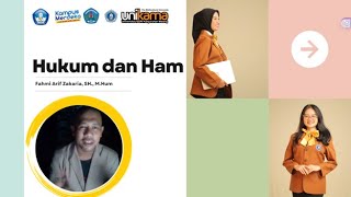 Pengertian Hukum dan Ham