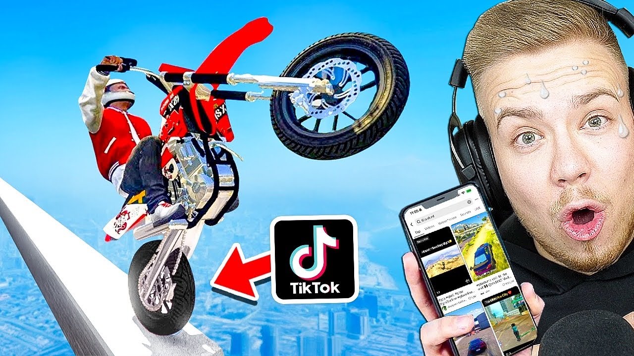 VIRALE GTA 5 STUNTS auf TIK TOK NACHMACHEN 14.0