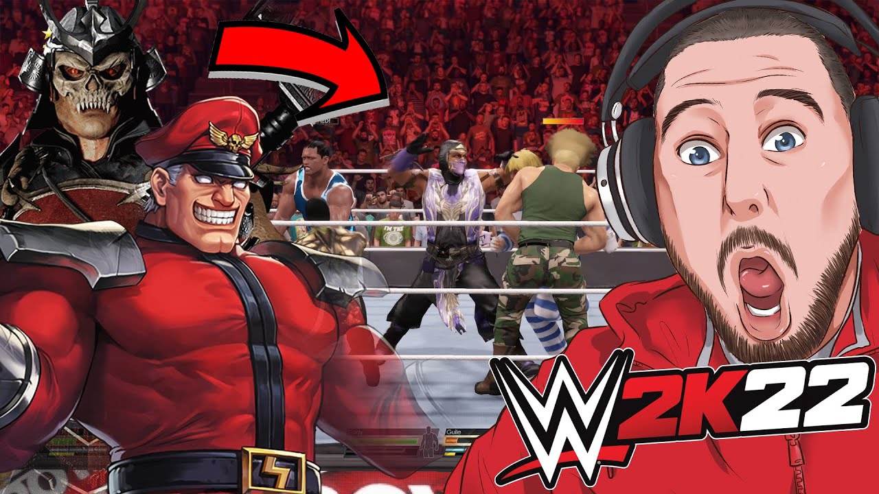 WWE 2K22 | Mortal Kombat vs Street Fighter Royal Rumble