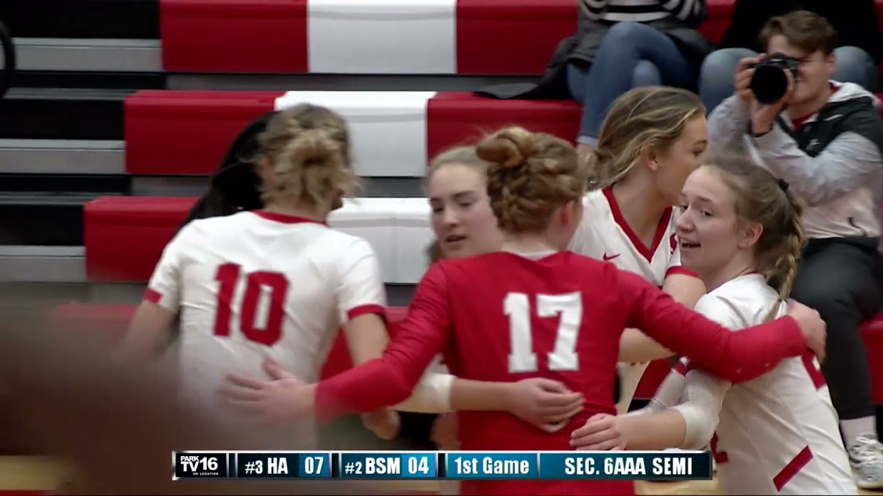 #3 Holy Angels vs #2 Benilde-St. Margaret's 6AAA Semi Final Volleyball Oct. 29, 2021