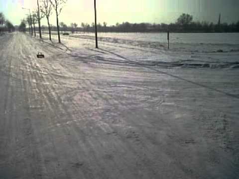 Rc car Verbrenner im Schnee - YouTube