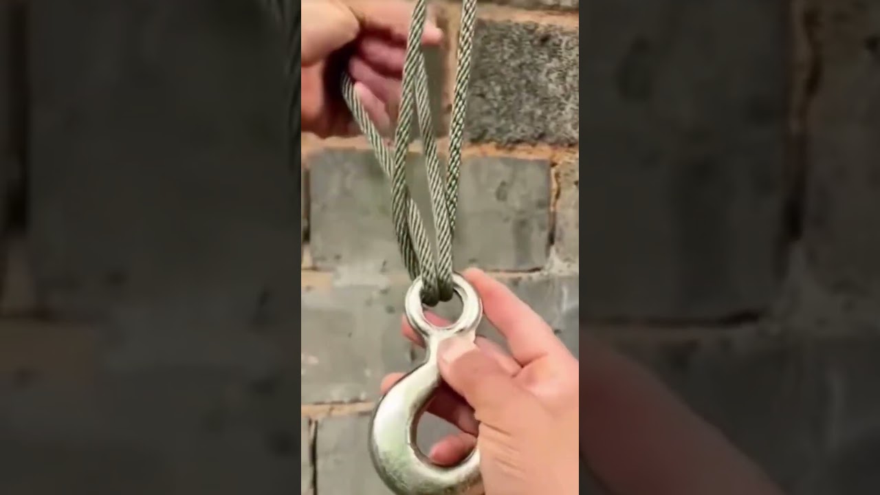 YouTube에서 Steel Rope Hook Knot Technique for Secure Lifting in Construction Work#contructions #popular #short 보기 YouTube에서 Steel Rope Hook Knot Technique for Secure Lifting in Construction Work#contructions #popular #short 보기