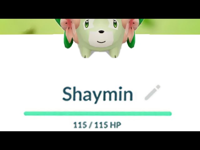 Pokemon GO OMG! MYTHICAL POKEMON SHAYMIN 