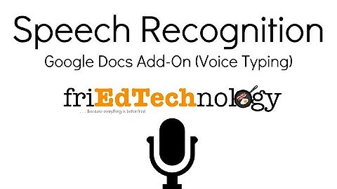 Speech Recognition Add-On for Google Docs