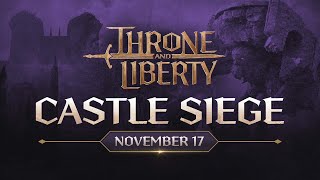 THRONE AND LIBERTY: Castle Siege
Gather your guild for an epic Castle Siege where you’ll battle to storm or defend the castle in a high-stakes PvP showdown. Use hidden paths, secure Resurrection Stones to respawn allies, and transform into powerful Golems to break walls and capture valuable loot.
Learn more at https://www.playthroneandliberty.com
Steam: https://bit.ly/3ScIrh5
PlayStaton: https://bit.ly/4bIFVWT
Xbox: https://bit.ly/3XZZDu5
FOLLOW US ON SOCIAL
X: https://X.com/playtlgame
Instagram: https://www.instagram.com/playthroneandliberty
TikTok: https://www.tiktok.com/playthroneandliberty
YouTube: https://www.youtube.com/@playthroneandliberty
#ThroneandLiberty #ClaimTheThrone #AmazonGames #AmazonGamesThroneandLiberty #PlayThroneandLiberty THRONE AND LIBERTY: Castle Siege