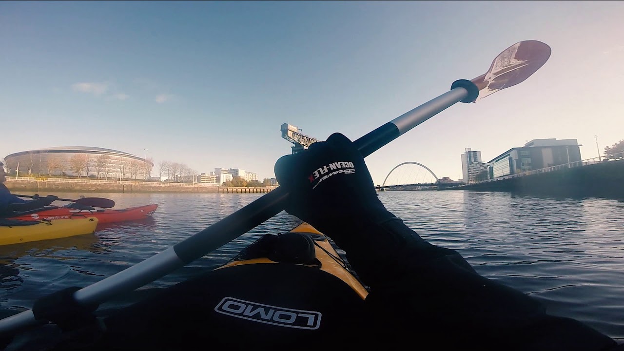 Kayaking the River Clyde in Glasgow City Centre YouTube