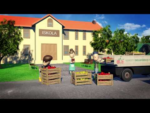 A Nemzeti Iskolagyümölcs-program animációs kisfilmje