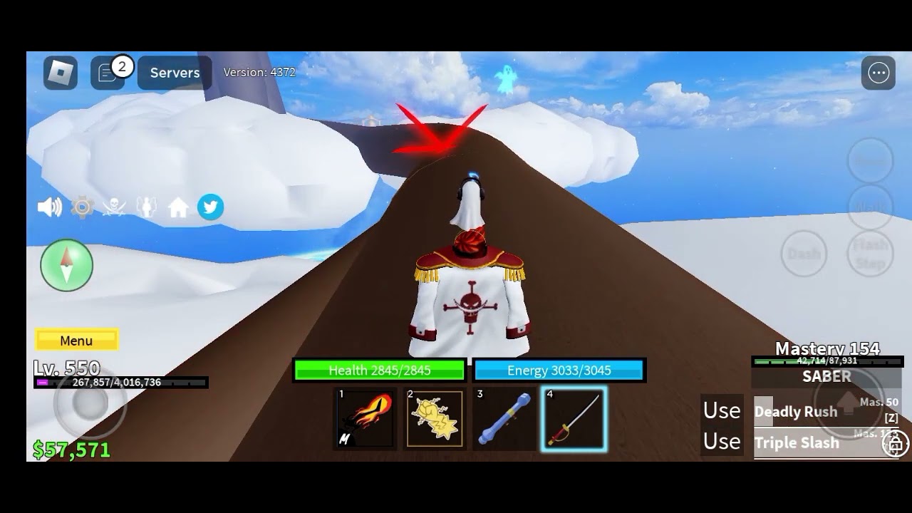 Secret chests in the Skylands in Roblox Blox fruits 