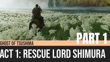 Retaking Castle kaneda In ghost of Tsushima part 1 ps5 4k 60 FPS