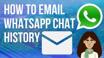 How to send WhatsApp chats by email