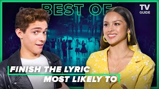 HSMTMTS Cast Plays Finish the Lyric | Most Likely To | Olivia Rodrigo, Joshua Bassett