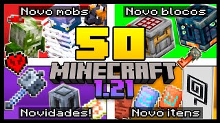 50 NOVIDADES SOBRE A NOVA ATUALIZAÇÃO DO MINECRAFT 1.21