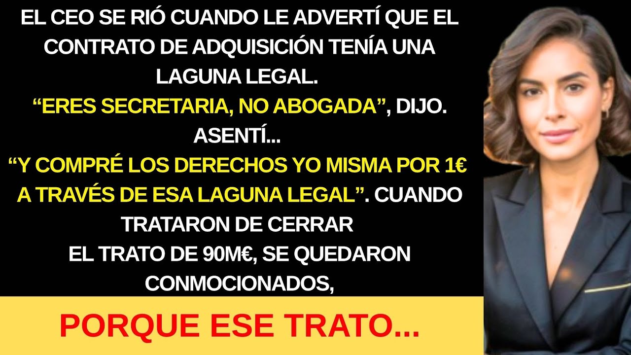 EL CEO ME LLAMÓ 'SOLO UNA SECRETARIA' CUANDO TRATÉ DE ADVERTIRLE DE UN GRAN ERROR, MI VENGANZA FUE.