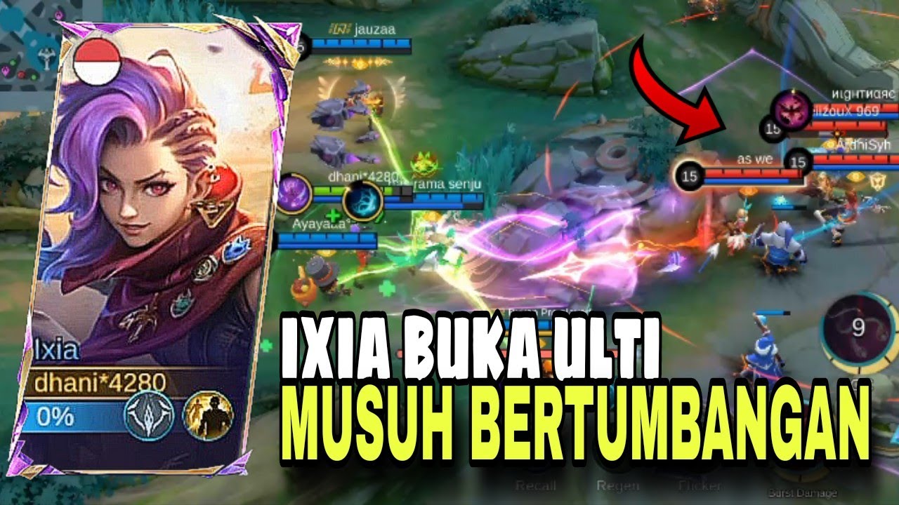 IXIA TERLALU BAR-BAR‼️BIKIN MUSUH TERKAPAR⁉️-Mobilelegend 