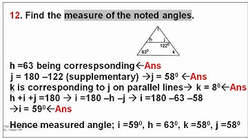Grade 9 Math - Segment 1 Unit 9 - Angles and Triangles