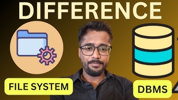 Lec-3 File System Vs DBMS. Disadvantages of File system, Advantages of DBMS in हिंदी [Vidya Boost]