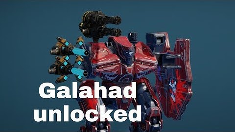 New Galahad with skin War robots gameplay