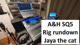 Allen & Heath SQ5 Rig rundown 'Jaya the cat' #jayathecat #tourensohn