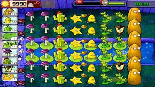 PVZ MOD | ADVENTURE GAMEPLAY IN 10:36 MINUTES | FOG LEVELS (1/2) | FULL HD GAMEPLAY