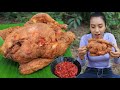 Cooking chicken crispy with chili sauce recipe  cooking skill