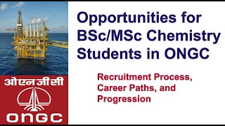 Careers in chemistry || Career in ONGC || Jobs after BSc || Jobs after MSc || JOBs in PSU || ONGC