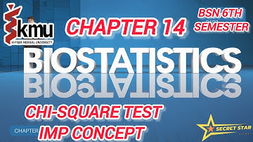 Biostatistics Chp#14b |Chi-Square test of independence| |KMU| by Secretstar