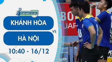 🔴Sanest Khánh Hòa - Hà Nội l Giải bóng chuyền VĐQG 2021