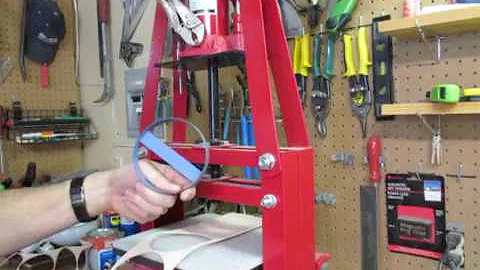 Making leather coaster blanks with a clicker die a...