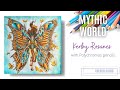 Colour along  mythic world by kerby rosanes  polychromos pencils