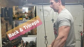 Heavy Back & Triceps II - Garage Gym | Week 3 May 24