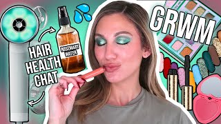 HOW I’M HEALING MY HAIR, GETTING EXTENSIONS BACK // CHATTY GRWM