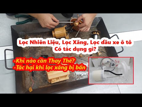 Video: Làm thế nào để bạn làm sạch một bộ lọc nhiên liệu cưa?